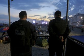 Mais de 23 mil agentes da Polícia Militar atuaram em todo o estado do Rio durante réveillon