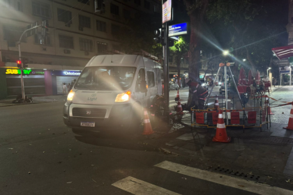 Equipes da Light atuam na reposição de cerca de 3 km de cabos de energia na Zona Sul