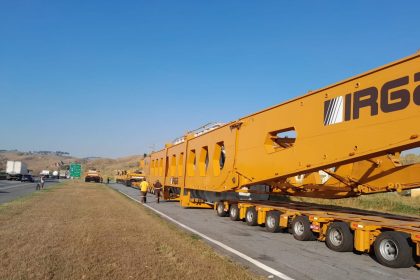 Transporte de carga com 106 metros de comprimento vai interditar a Serra das Araras entre o domingo e a segunda-feira