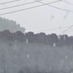 Chuva de granizo atingiu a região da Pavuna e de Anchieta na tarde desta quarta-feira (14)