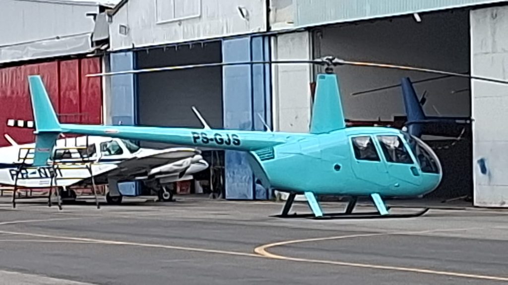 Aeronave que caiu em Guaratiba neste sábado tinha o prefixo PS- GJS