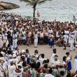 A celebração do Dia de Iemanjá do Arpoador, em 2 de fevereiro: prefeitura comandada por Eduardo Paes (PSD) libera o patrocínio de R$ 700 mil