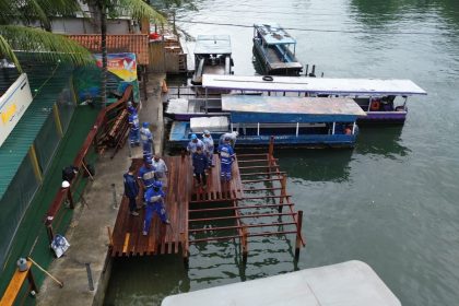 Deque ficava no espaço do restaurante Briza da Gigóia