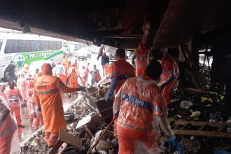 Operação da Prefeitura removeu mais de 17 toneladas de objetos e entulho na Avenida Brasil