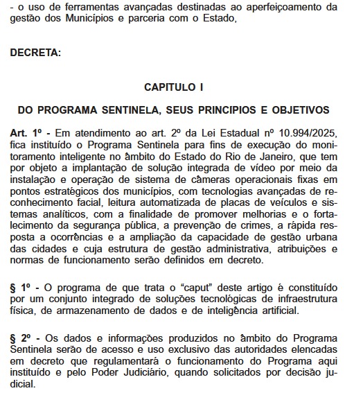 Programa Sentinela: governo do Rio abre licitação de R$ 2 bilhões para instalar 200 mil câmeras de monitoramento e segurança 65 WhatsApp Image 2026 01 22 at 08.20.08 1