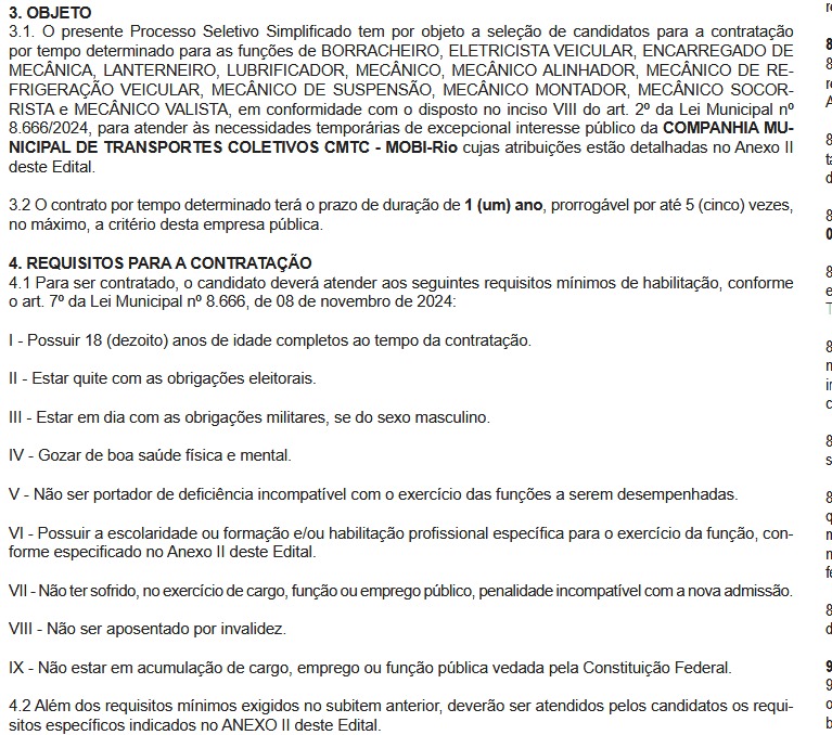 MOBI-Rio abre processo seletivo com 113 vagas temporárias para mecânicos de BRT; salários vão até R$ 5,6 mil 64 WhatsApp Image 2026 01 27 at 08.01.46
