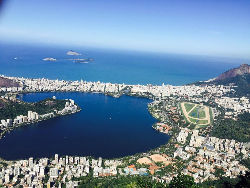 Vista aérea da Lagoa Rodrigo de Freitas