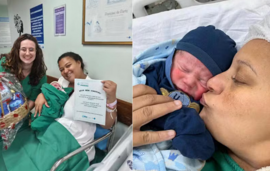 Bebês nasceram em hospitais públicos no Leblon e em Madureira