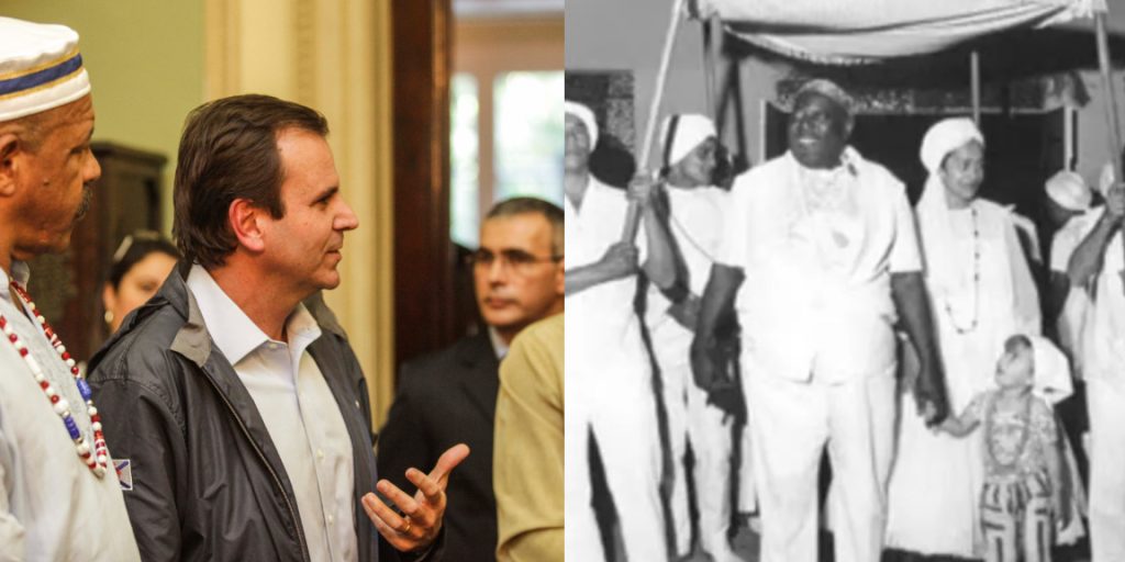 Após polêmica do palco gospel, Paes promete estátua de Tata Tancredo e pede desculpas ‘se ofendeu’ religiões de matriz africana