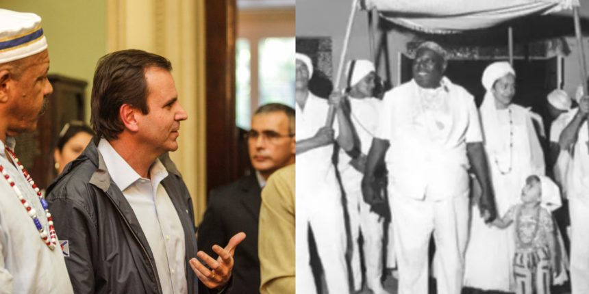 Paes prometeu dialogar com líderes religiosos para construir estátua em homenagem ao "inventor do réveillon" de Copacabana