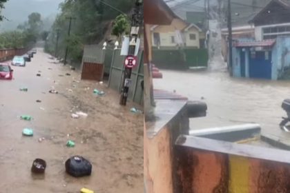 Defesa Civil abriu pontos de abrigo em Petrópolis para moradores de áreas em risco de deslizamento