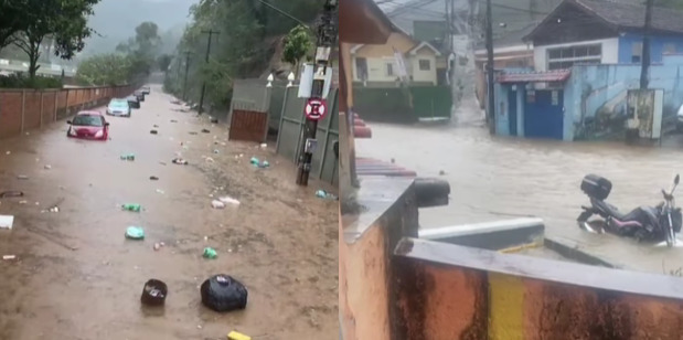 Defesa Civil abriu pontos de abrigo em Petrópolis para moradores de áreas em risco de deslizamento