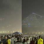 Ao todo, 1,2 mil drones foram usados na apresentação