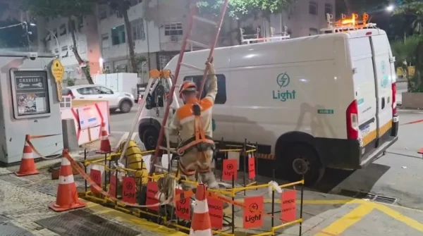 Segundo a Light, reparo deve ser concluído em um prazo de 30 dias