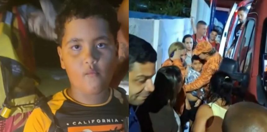 Miguel percorreu cerca de 10km à deriva e foi encontrado em Arraial do Cabo