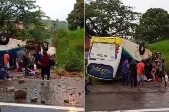 PRF ainda está apurando o que provocou o acidente em Itaperuna