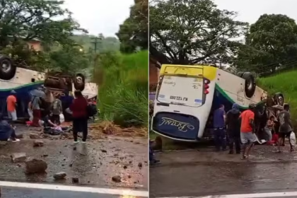 PRF ainda está apurando o que provocou o acidente em Itaperuna