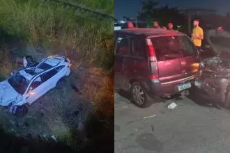 Perseguição terminou com oito pessoas feridas