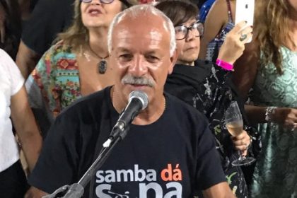 À frente do “Samba dá Sopa”, Maestro Junior comanda há 18 anos o evento que agora é patrimônio cultural.