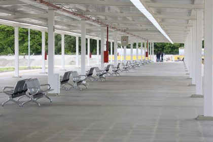 PAes e Cavaliere visitaram obras em túnel na Zona Oeste e em terminal na Zona Norte