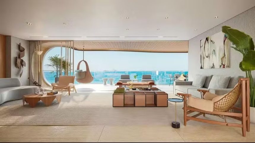 Cobertura de 501 m² na Avenida Delfim Moreira, no Leblon. — Foto: Divulgação