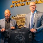 Presidente em exercício da Alerj, Guilherme Delaroli, esteve na Cidade da Polícia