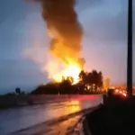 Explosão após carreta de combustível explodir na Serra de Petrópolis