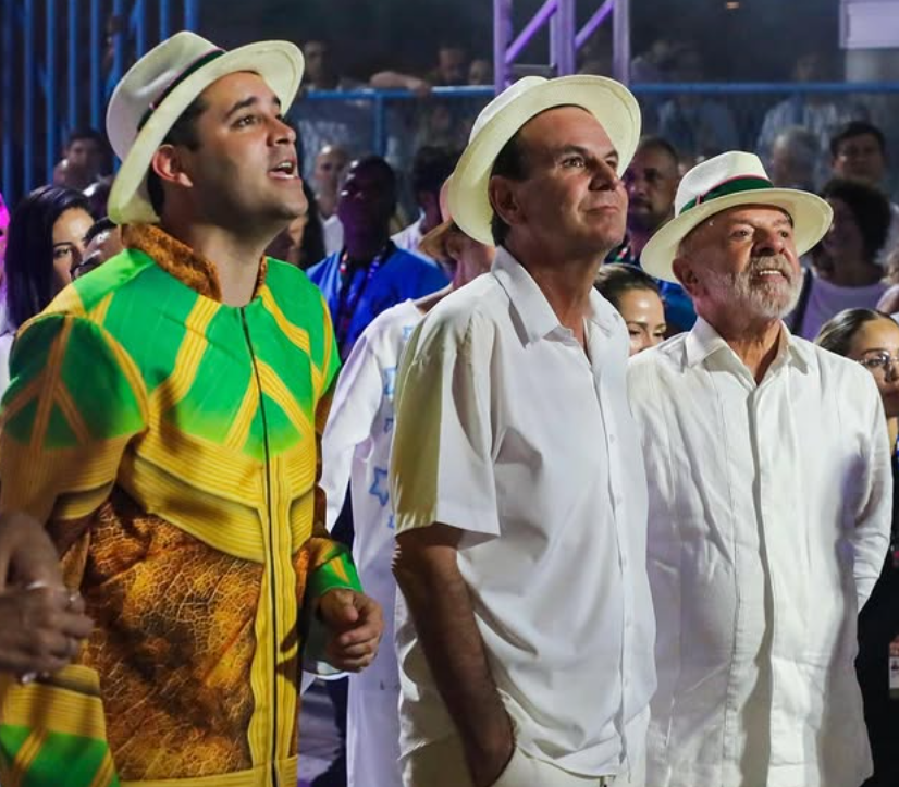 Ao lado de Paes, Lula e alto escalão do Planalto acompanham a primeira noite de desfiles do Grupo Especial 62 Captura de tela 2026 02 16 080447