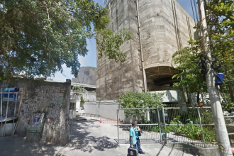 Imóvel desapropriado na Estrada da Gávea, na entrada da Rocinha