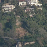 Área desmatada no entorno da Pedra da Gávea