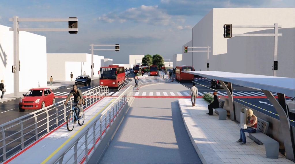 Projeto gráfico do Alameda São Boaventura após reformas