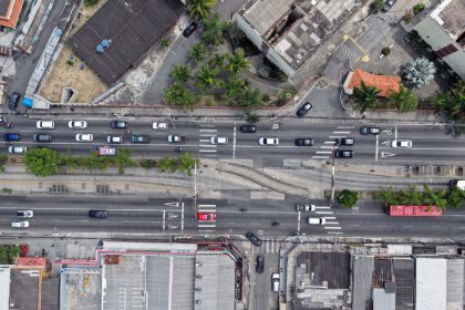 Imagem aérea da Alameda São Boaventura
