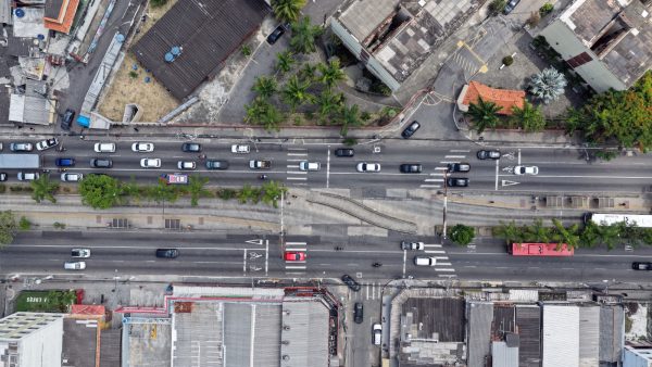 Imagem aérea da Alameda São Boaventura