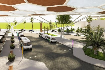 Projeto gráfico do Terminal Intermodal da Rocinha