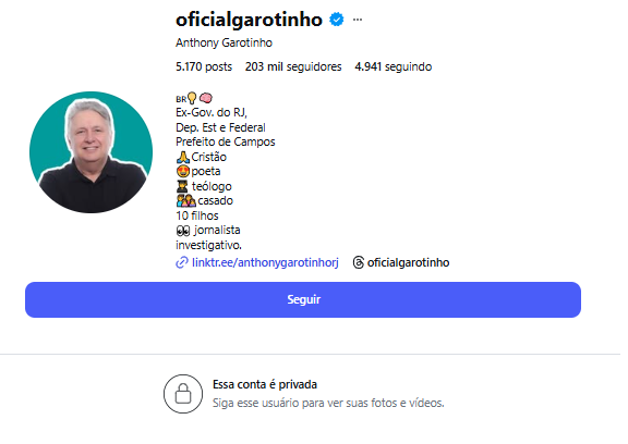 Enquete: com a desistência de Washington Reis, Garotinho pergunta a seguidores qual cargo deve disputar 62 Screenshot 102