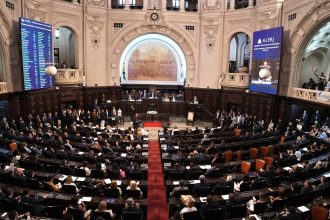 Plenário da Alerj no Palácio Tiradentes vota ICMS Educacional