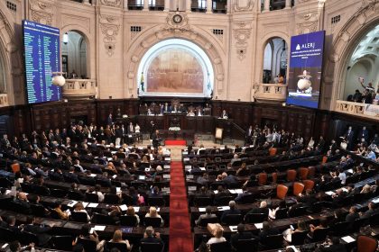 Plenário da Alerj no Palácio Tiradentes vota ICMS Educacional