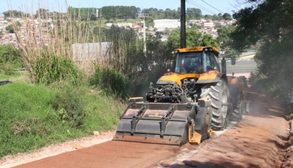 Hipermeabilização do solo em obra para fazer estrada, alvo da licitação anulada pelo TCE
