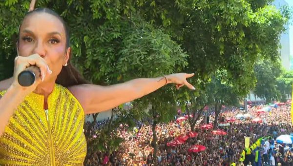 Ivete Sangalo estreia no carnaval de rua do Rio e homenageia Preta Gil