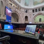 O plenário do Palácio Tiradentes vazio