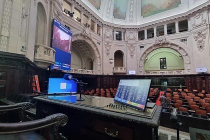 O plenário do Palácio Tiradentes vazio