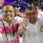 O prefeito de Maricá, Washington Quaquá, e seu vice, João Maurício de Freitas, o Joãozinho