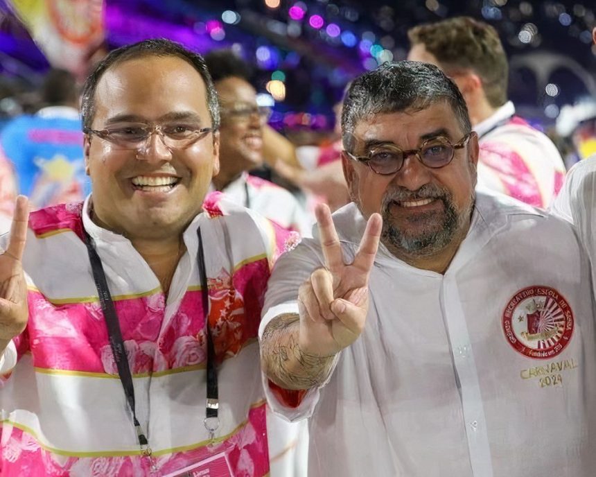 O prefeito de Maricá, Washington Quaquá, e seu vice, João Maurício de Freitas, o Joãozinho