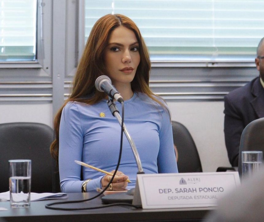 A deputada estadual Sarah Pôncio, do Solidariedade