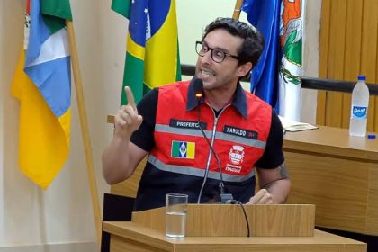 O prefeito interino de Itaguaí, Haroldinho Jesus