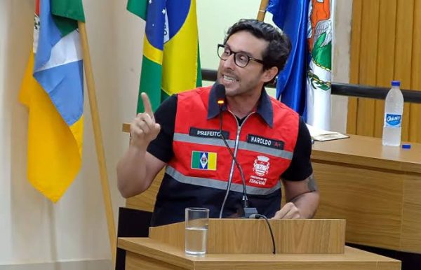 O prefeito interino de Itaguaí, Haroldinho Jesus