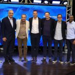 Silas Malafaia e os políticos presentes à inauguração da igreja da Assembleia de Deus Vitória em Cristo (Advec) em Cabo Frio