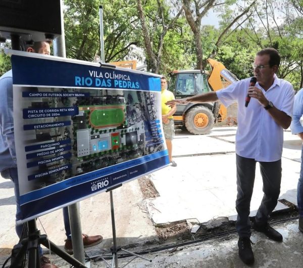 Prefeitura do Rio dá início às obras de implantação da Vila Olímpica de Rio das Pedras