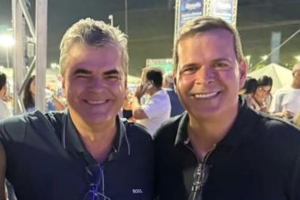 O deputado federal Gutemberg Reis e seu irmão Washington Reis, o poderoso presidente estadual do MDB