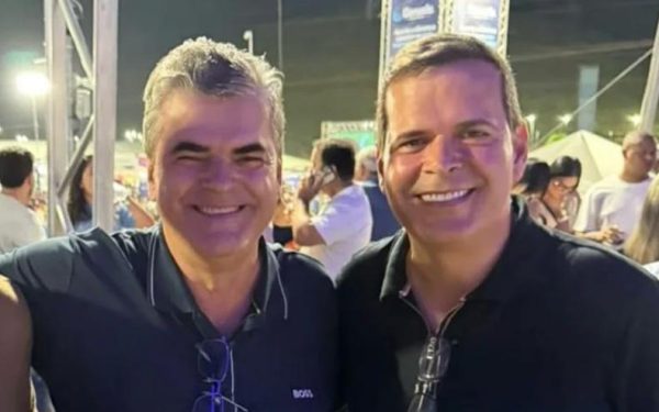 O deputado federal Gutemberg Reis e seu irmão Washington Reis, o poderoso presidente estadual do MDB